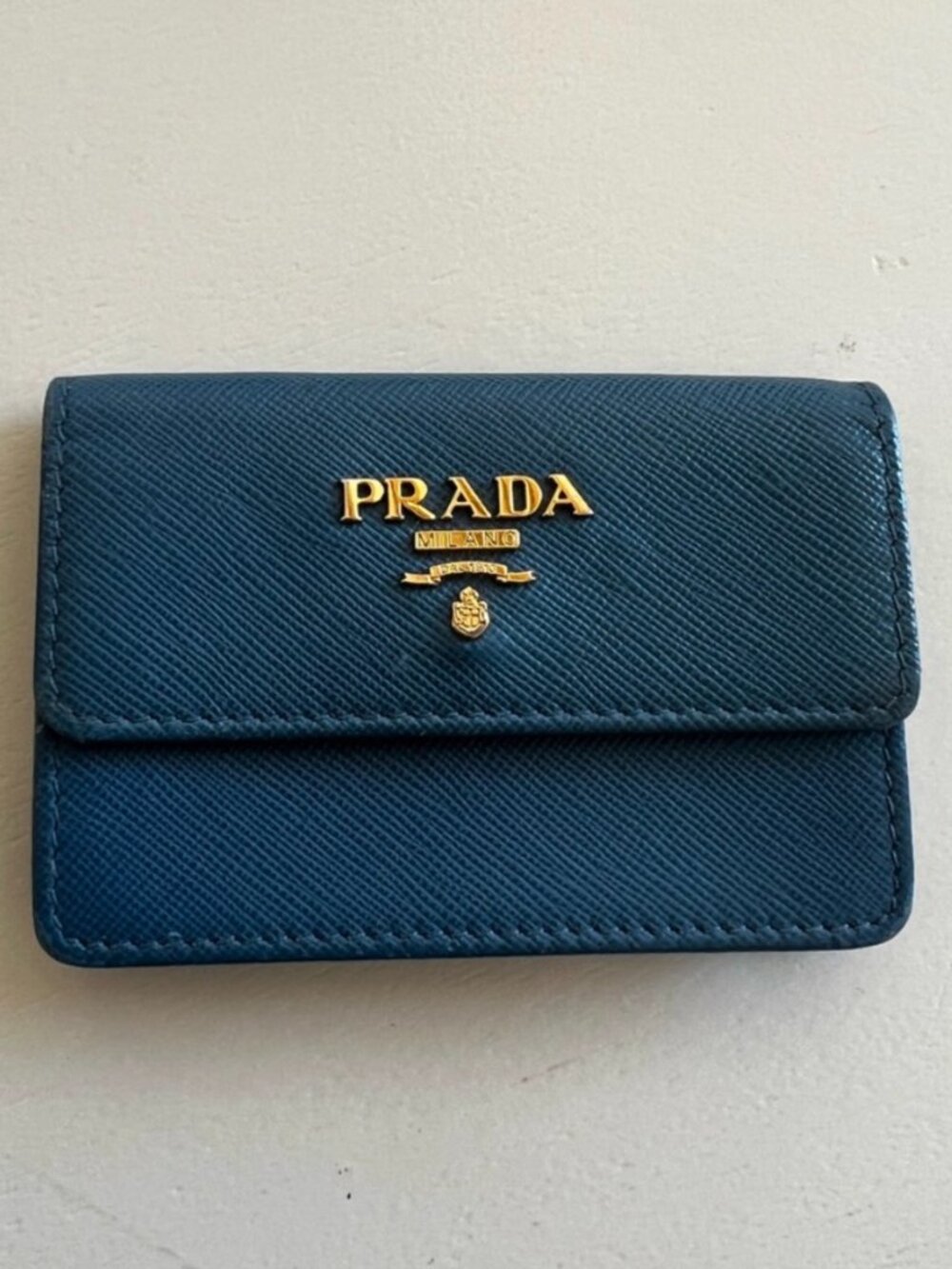 Prada Saffano Leathet Card Holder